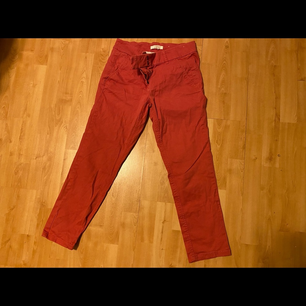 Loft cropped pants